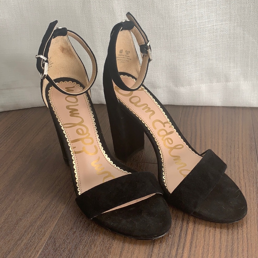 Sam Edelman black block heels